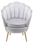 Fauteuil coquillage LALEA Gris lumineux