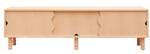 TV-Lowboard Malaret Massivholz - Holzart/Dekor - 180 x 50 x 35 cm