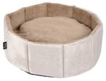 Katzenbett Flocke Beige - Textil - 48 x 10 x 48 cm