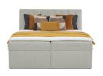 Boxspringbett Liberty Pocket Visco Grau - Breite: 180 cm