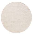 Tapis en viscose Nova Blanc crème - 120 x 120 cm