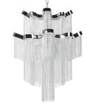 Lampe suspension MUCONE Argenté - Métal - 43 x 122 x 43 cm