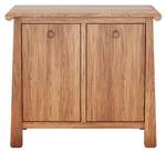 Waschbeckenunterschrank TINDAKI Beige - Holzwerkstoff - 55 x 80 x 90 cm