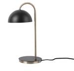 Lampe à poser champignon en métal noir Noir