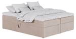 Boxspringbett ohne Kopfteil Simple Ecru - Breite: 120 cm - H2