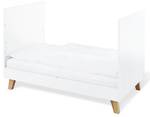 Ensemble de chambre de bébé Pan Kids 3 éléments - Blanc / Chêne - Largeur : 1 cm