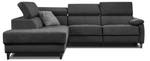 Ecksofa Taunus (5-Sitzer) Schwarz