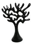 Skulptur Baum Marmoroptik Schwarz