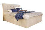 Boxspringbett DOLOREZ Beige - Breite: 130 cm