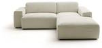 Ecksofa RANI Beige - Armlehne davorstehend rechts - Ecke davorstehend rechts