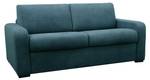 Schlafsofa BEVIS Blau - Textil - 96 x 88 x 198 cm