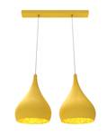 Suspension Calice Linear X2 Jaune