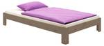 Lit simple THOMAS 90x190 cm Taupe - 94 x 194 cm