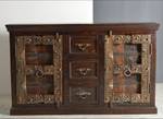 ALMIRAH Sideboard Braun - Massivholz - 150 x 90 x 45 cm