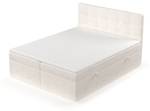 Boxspringbett Tari Creme - Breite: 160 cm