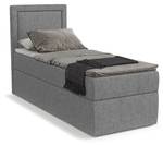 Boxspringbett Indeo Grau - Breite: 90 cm - H3