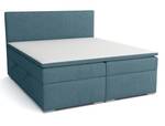 Boxspringbett Doppelbett Ennis Blau - Breite: 200 cm