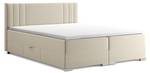 Boxspringbett Alba Beige - Breite: 180 cm - H3