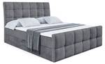 Boxspringbett APO-Z Dunkelgrau - Breite: 200 cm - H3