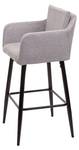 Tabouret de bar H93 (lot de 2) Gris