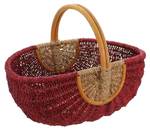 Einkaufskorb  FF-107431 Rot - Rattan - 49 x 38 x 34 cm