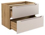 Schrank unter waschbecken LUXOR CUW80 2D Beige