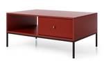 Couchtisch MONO 103x68x46 Schwarz - Rot