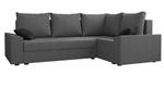 Ecksofa PAULI-PLUS Grau - Holzwerkstoff - 237 x 90 x 161 cm