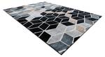 Tapis Poli 9139a Cube 3d Noir / Gris 140 x 190 cm