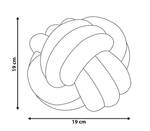 Dekokissen MALNI Grau - Durchmesser: 19 cm - Anzahl Teile im Set: 1