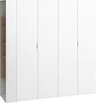 Schlafzimmerset Dakkara Weiß - Holzwerkstoff - 180 x 206 x 208 cm
