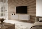 BISIRA - TV-M枚bel Taupe Einlage goldene