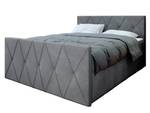 Boxspringbett CRISTI LUX 180 CL91 Grau Grau - Holzwerkstoff - 188 x 102 x 216 cm