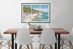 Poster 120x80 Aussicht - Meer - Kunststoff - 120 x 80 x 13 cm