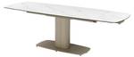 Table extensible CARIOULA Gris - Pierre - 90 x 76 x 250 cm