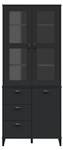 Highboard DE7645 Schwarz