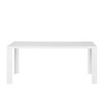 Eettafel Tyne II hoogglans wit - 180x90cm