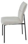 Chaise ETIVAL Lot de 2 Blanc - Textile - 61 x 85 x 51 cm