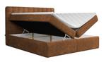 Boxspringbett Feel Me Taschenfederkern Braun - Breite: 180 cm