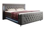 Boxspringbett Paradise Grau - Breite: 200 cm - H4