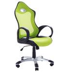 Chaise de bureau iCHAIR Noir - Vert - Citron vert - Argenté