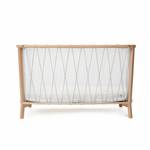 Lit bébé Kimi Blanc - Bois manufacturé - 75 x 15 x 127 cm