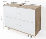 Meuble sous vasque simple Ilias 34584 Largeur : 81 cm