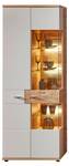 Esszimmer Valente 60-4 (7-teilig) LED Grau - Holzwerkstoff - Holzart/Dekor - 370 x 202 x 48 cm