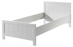 Lit enfant ERIK KSB005 Blanc - Bois manufacturé - Bois massif - 96 x 77 x 208 cm