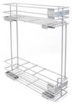 Flaschenregal  Supra Grau - Metall - 46 x 54 x 18 cm