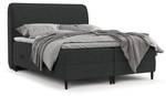 Premium Boxspringbett Lunaro Graphit - Breite: 211 cm