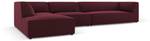 modulares Ecksofa RUBY 5 Sitzplätze Bordeaux