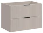 Armoire sous lavabos ADEL CUW80 2D Beige