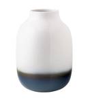 Vase Lave Home Blau - Weiß - Keramik - 16 x 22 x 16 cm